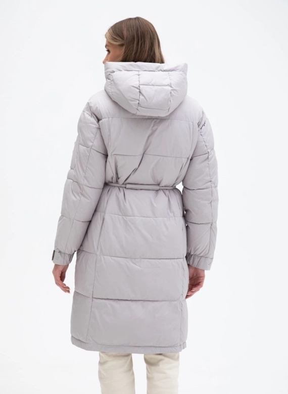 Женский пуховик с капюшоном 