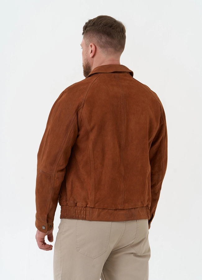 фото Мужская куртка из натуральной кожи  модель № 30063