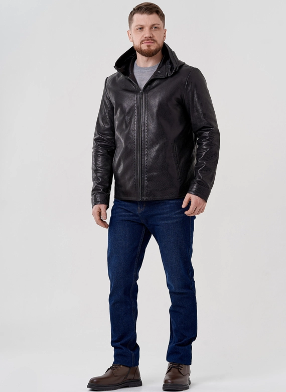 Мужская куртка из натуральной кожи 