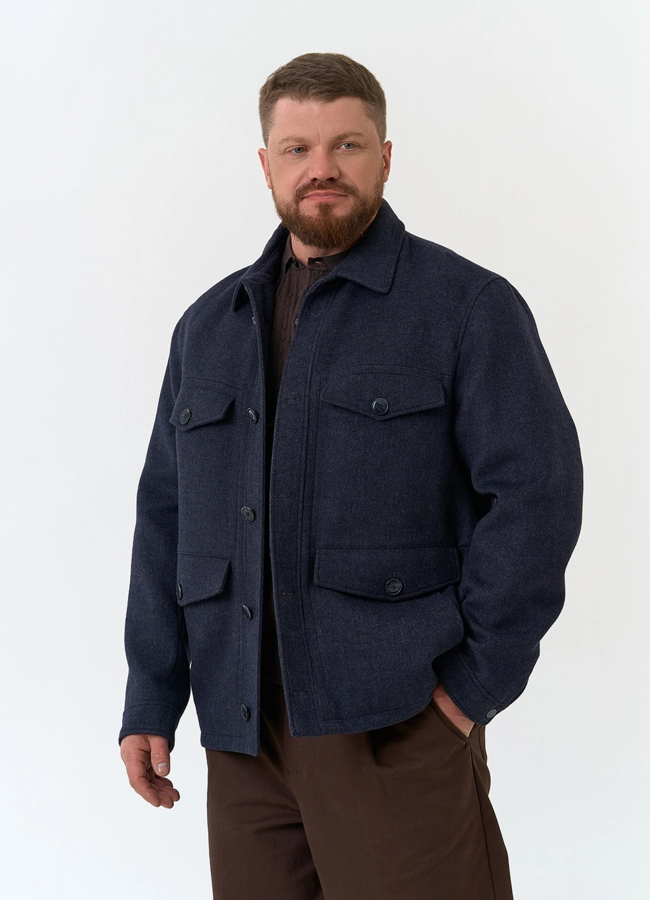 Мужское пальто модель № 33199 универмаг малина фото