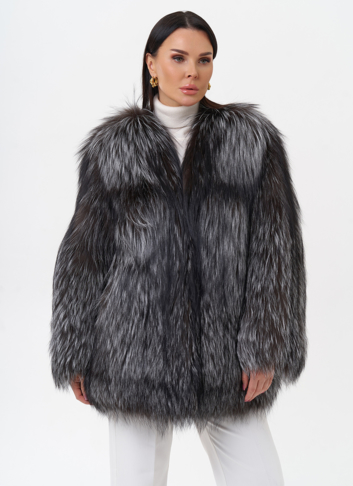 Куртка из чернобурой лисы