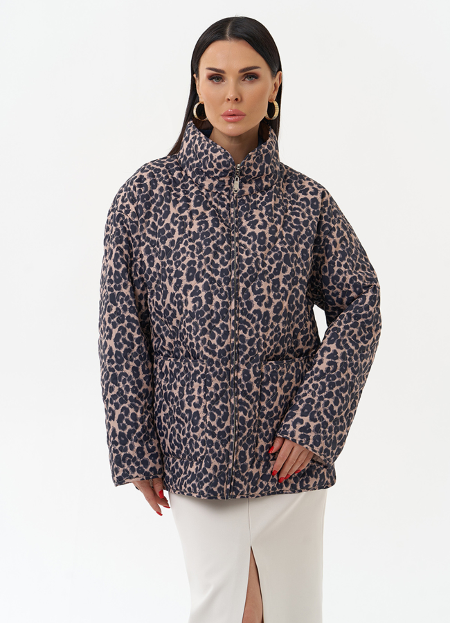 Женская двухсторонняя куртка модель № 29933 универмаг малина